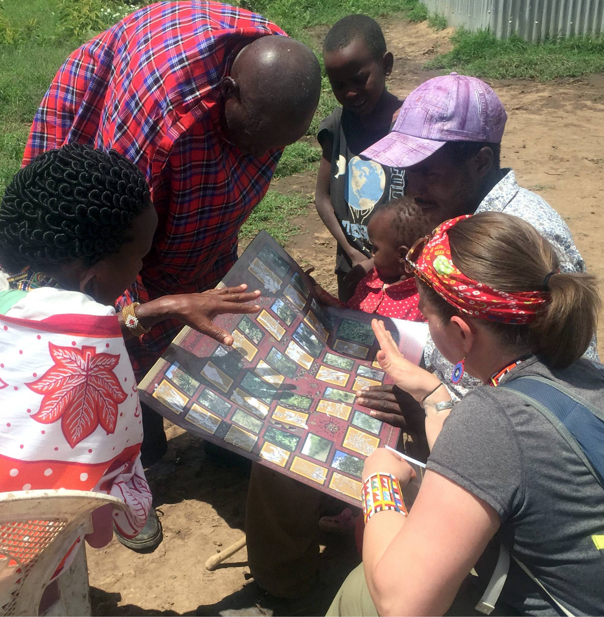 Dr. Kristin Hedges and Local Massai Peoples Reviewing Medical Plants